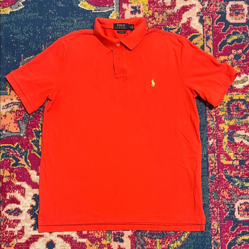 Polo by Ralph Lauren Men's Red Polo Shirt